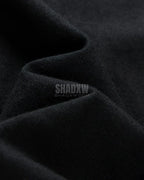 Dark graphic techwear t-shirt with an abstract futuristic print and relaxed urban streetwear silhouette, Clotechnow series 097 — view 15