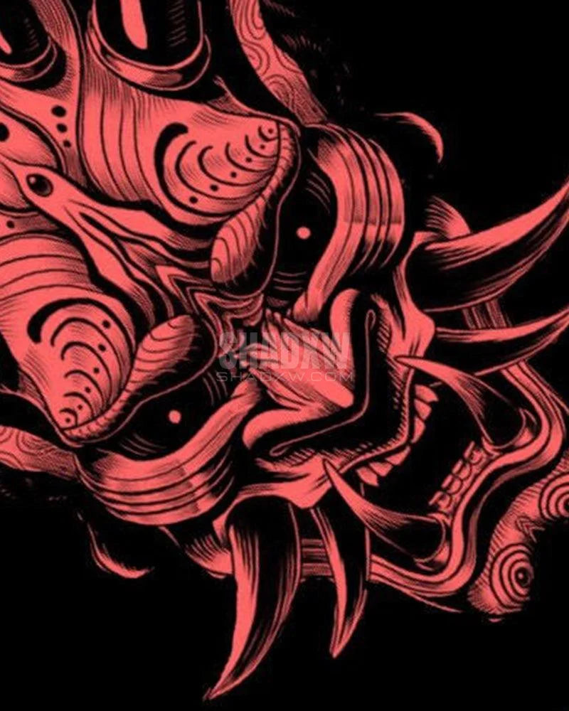 Dark graphic techwear t-shirt with an abstract futuristic print and relaxed urban streetwear silhouette, Clotechnow series 097 — view 14