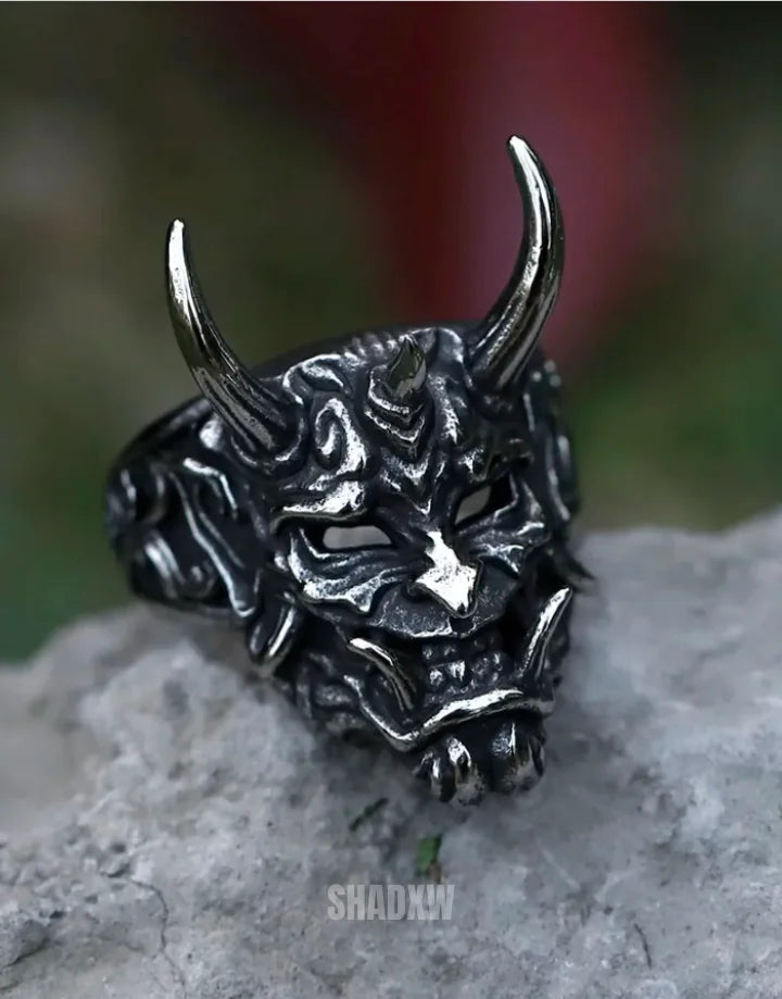 Crimson Oni Ring — product view 2