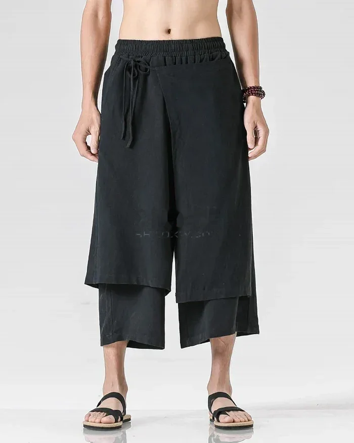 Dualline Layered Hakama Pants — product view 9