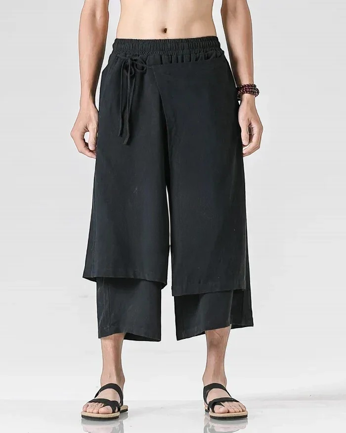 Dualline Layered Hakama Pants — product view 9