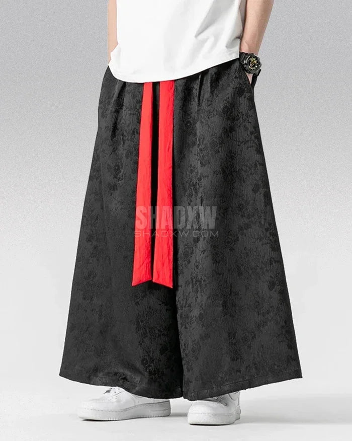 Glyph Pattern Hakama Pants — product view 3