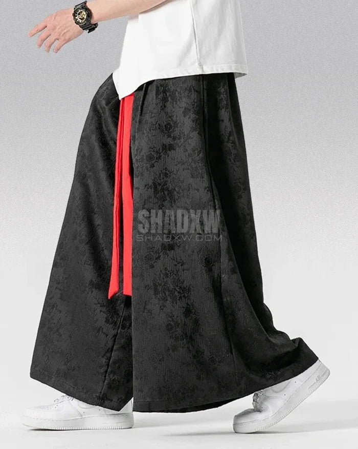 Glyph Pattern Hakama Pants — product view 4