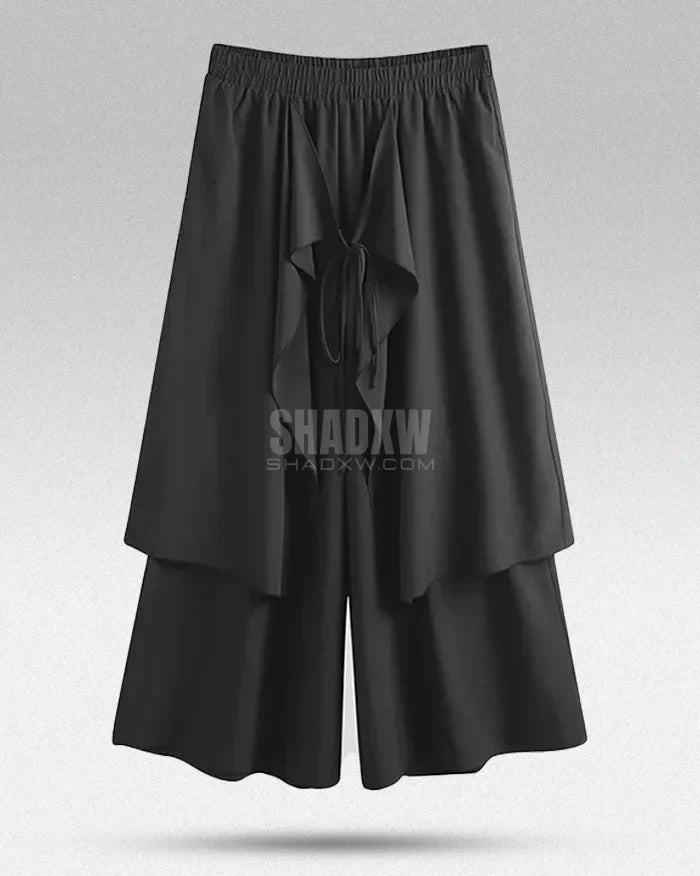 Obsidian Fold Hakama Pants — product view 2