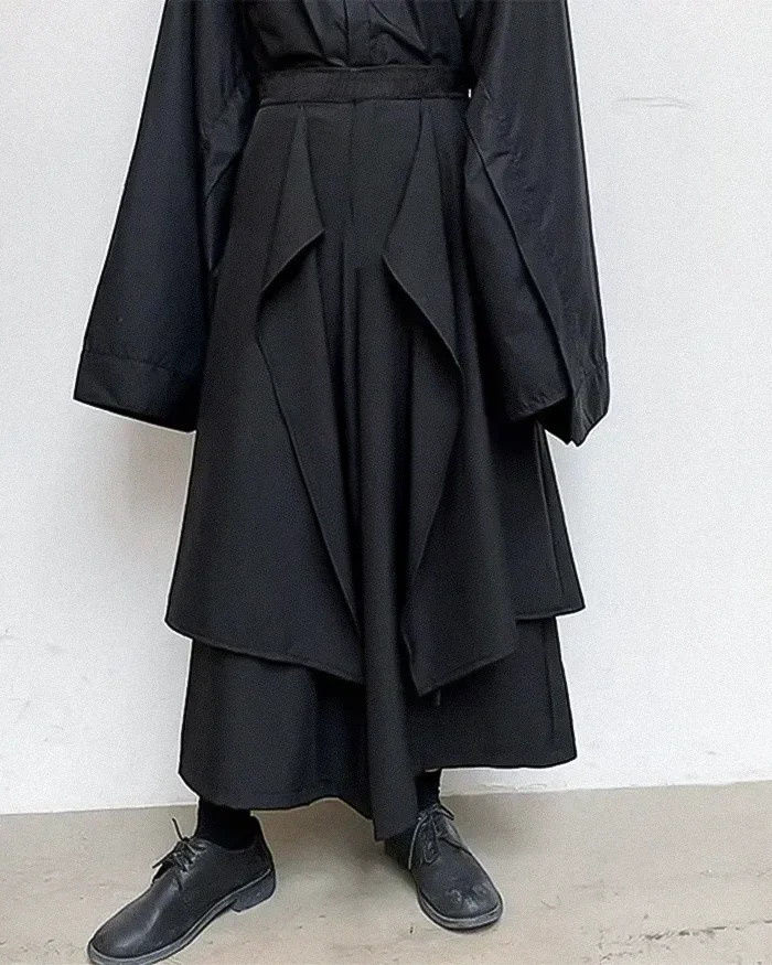 Obsidian Fold Hakama Pants — product view 5
