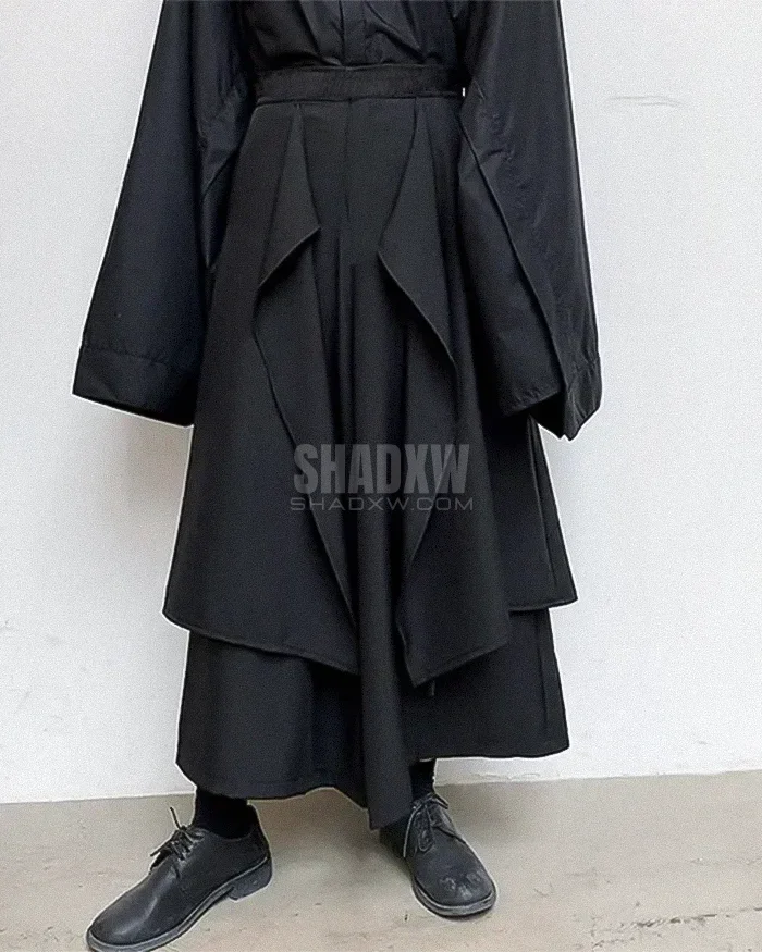 Obsidian Fold Hakama Pants — product view 5