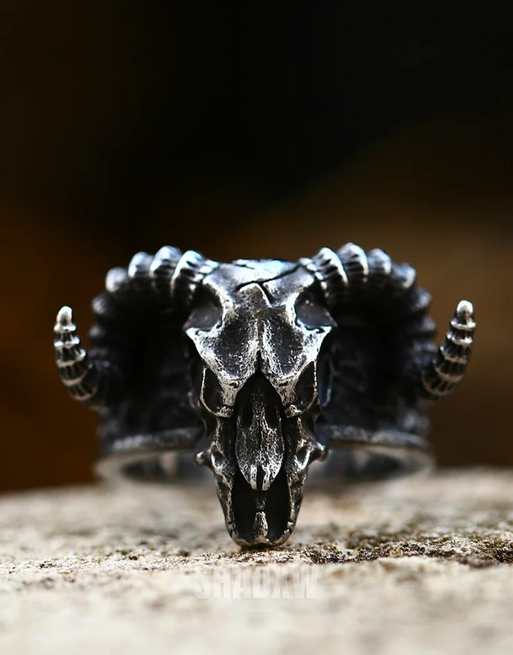 Ram Relic Skull Ring — product view 5