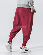 Crimson Fold Hakama Pants — product view 3