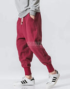 Crimson Fold Hakama Pants — product view 2