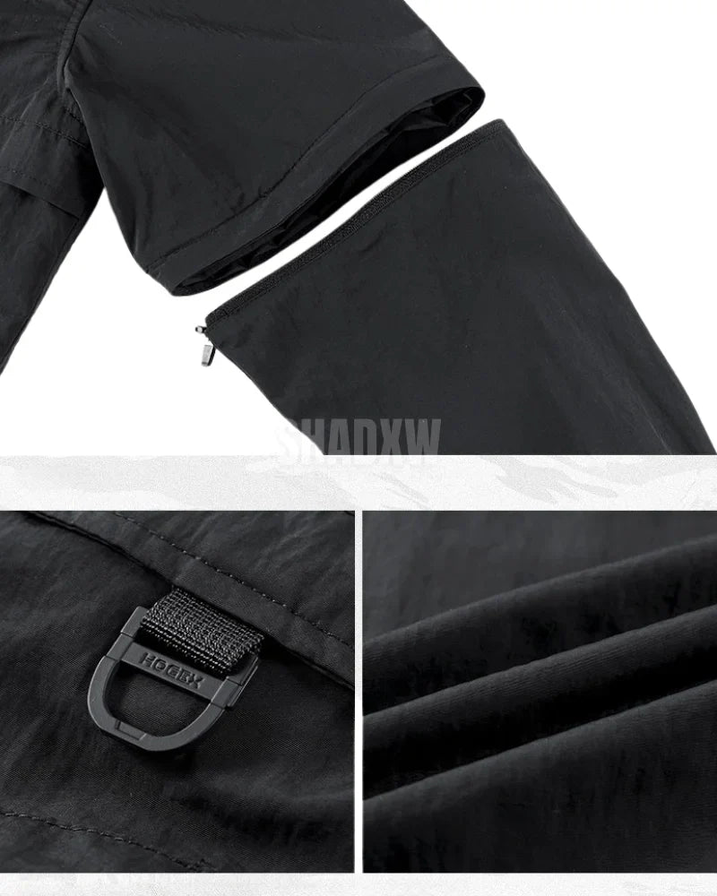 Dark graphic techwear t-shirt with an abstract futuristic print and relaxed urban streetwear silhouette, Clotechnow series 092 — view 6