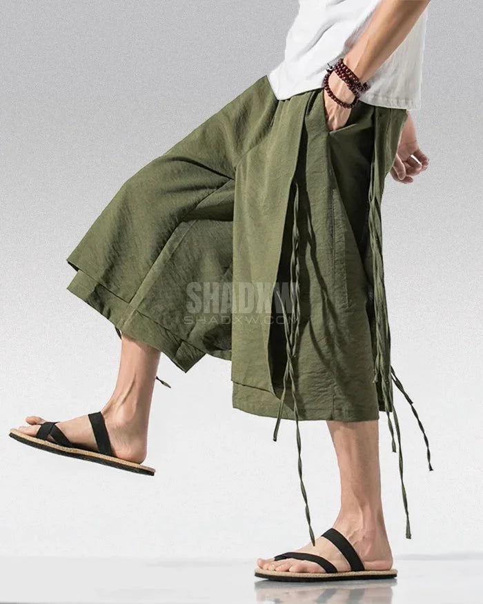 Sarouelle Drape Hakama Pants — product view 3
