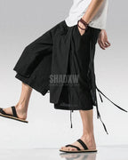 Sarouelle Drape Hakama Pants — product view 2