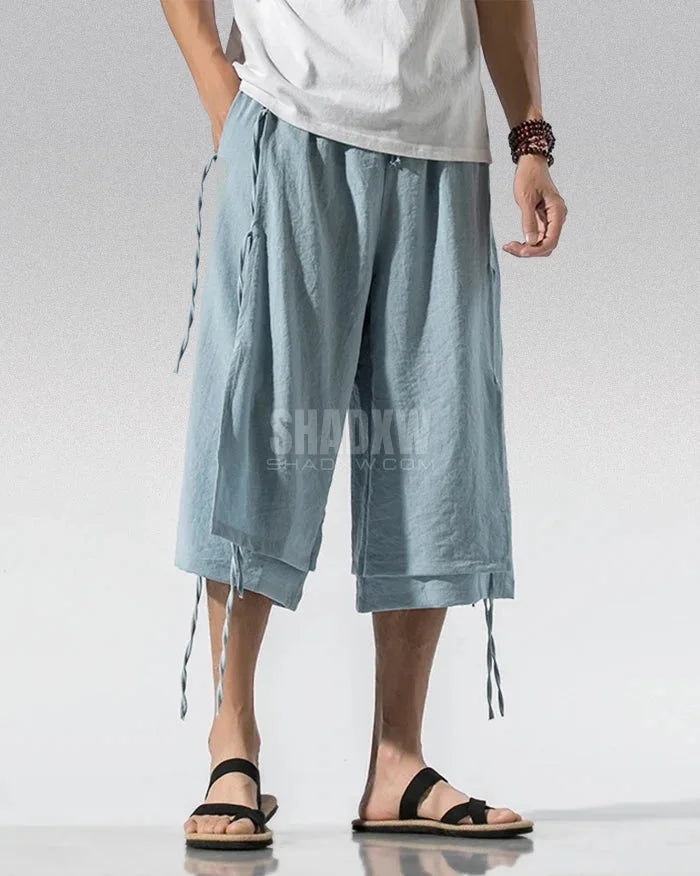 Sarouelle Drape Hakama Pants — product view 4