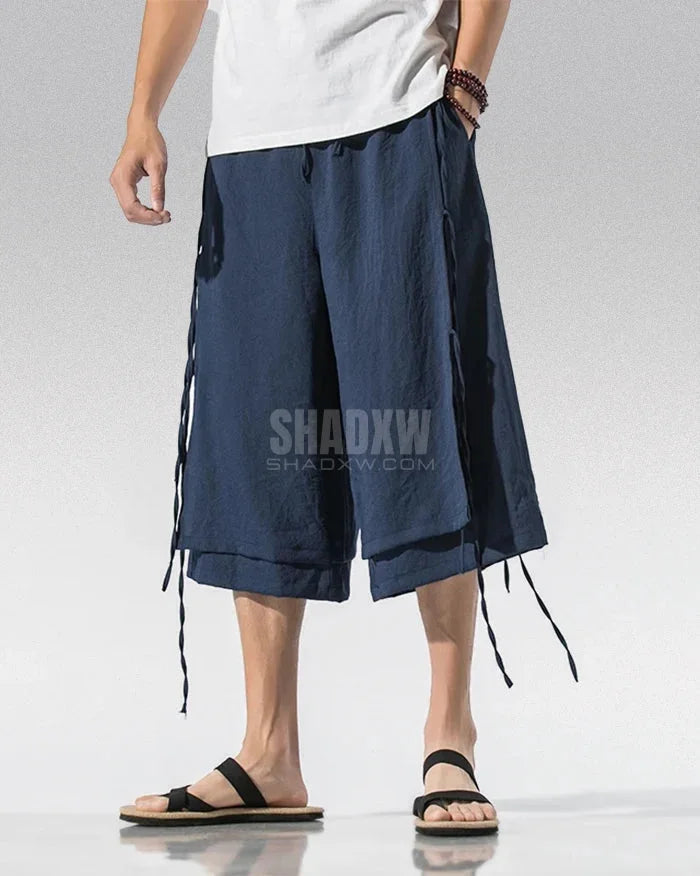 Sarouelle Drape Hakama Pants — product view 5