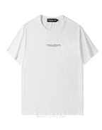 Monochrome techwear t-shirt with large futuristic back graphic and contrasting linework for an urban-cyber aesthetic — view 10