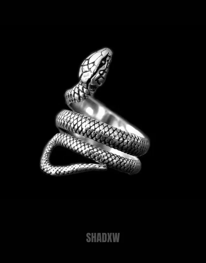 Silver Serpent Ring — product view 10