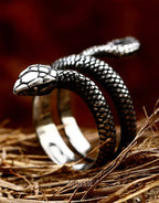 Silver Serpent Ring — product view 6
