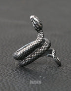 Silver Serpent Ring — product view 3