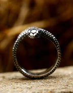 Silver Serpent Ring — product view 8