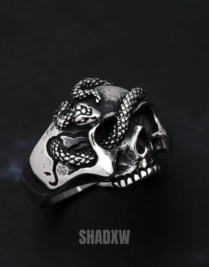 Serpent Skull Ring — product view 3