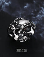 Serpent Skull Ring — product view 2