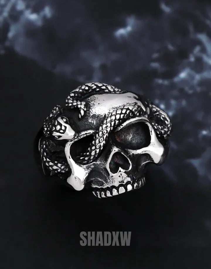 Serpent Skull Ring — product view 2
