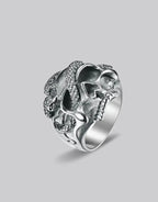 Serpent Skull Ring — product view 1