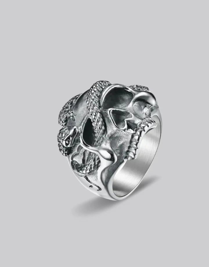 Serpent Skull Ring — product view 1