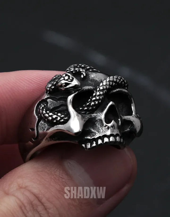 Serpent Skull Ring — product view 6