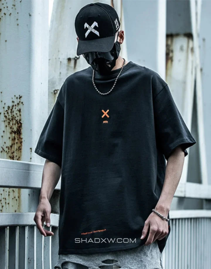 Shooting-style techwear shirt with subtle embroidered emblem, clean shoulder line and minimalist aesthetic available in multiple colorways — view 7
