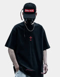 Shooting-style techwear shirt with subtle embroidered emblem, clean shoulder line and minimalist aesthetic available in multiple colorways — view 1