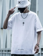 Shooting-style techwear shirt with subtle embroidered emblem, clean shoulder line and minimalist aesthetic available in multiple colorways — view 8