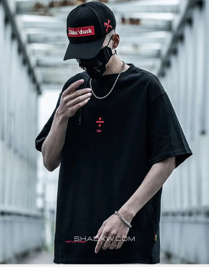 Shooting-style techwear shirt with subtle embroidered emblem, clean shoulder line and minimalist aesthetic available in multiple colorways — view 6