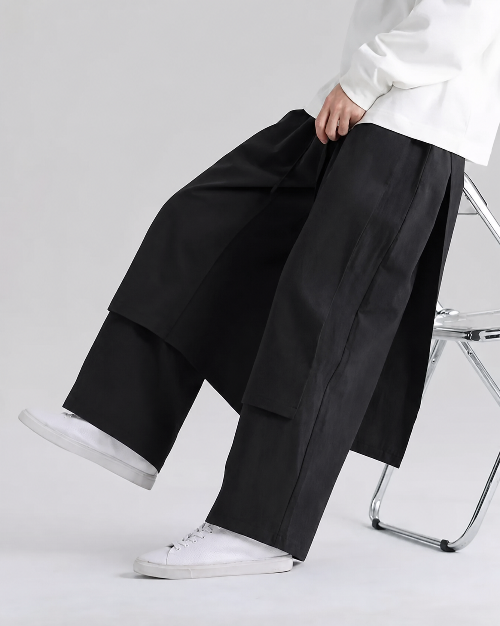 Aerial Drape Hakama Pants — product view 6