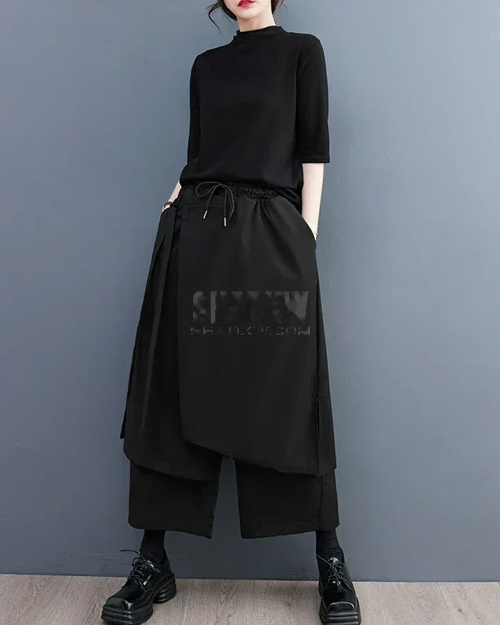 Sculpted Hakama Pants — product view 4