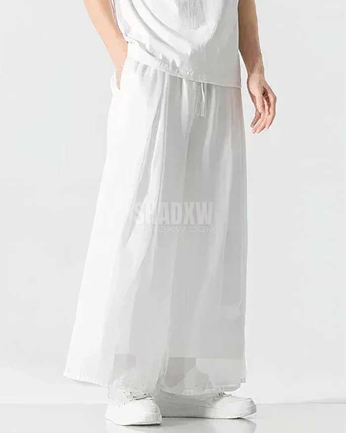 Ivory Flow Hakama Pants — product view 6
