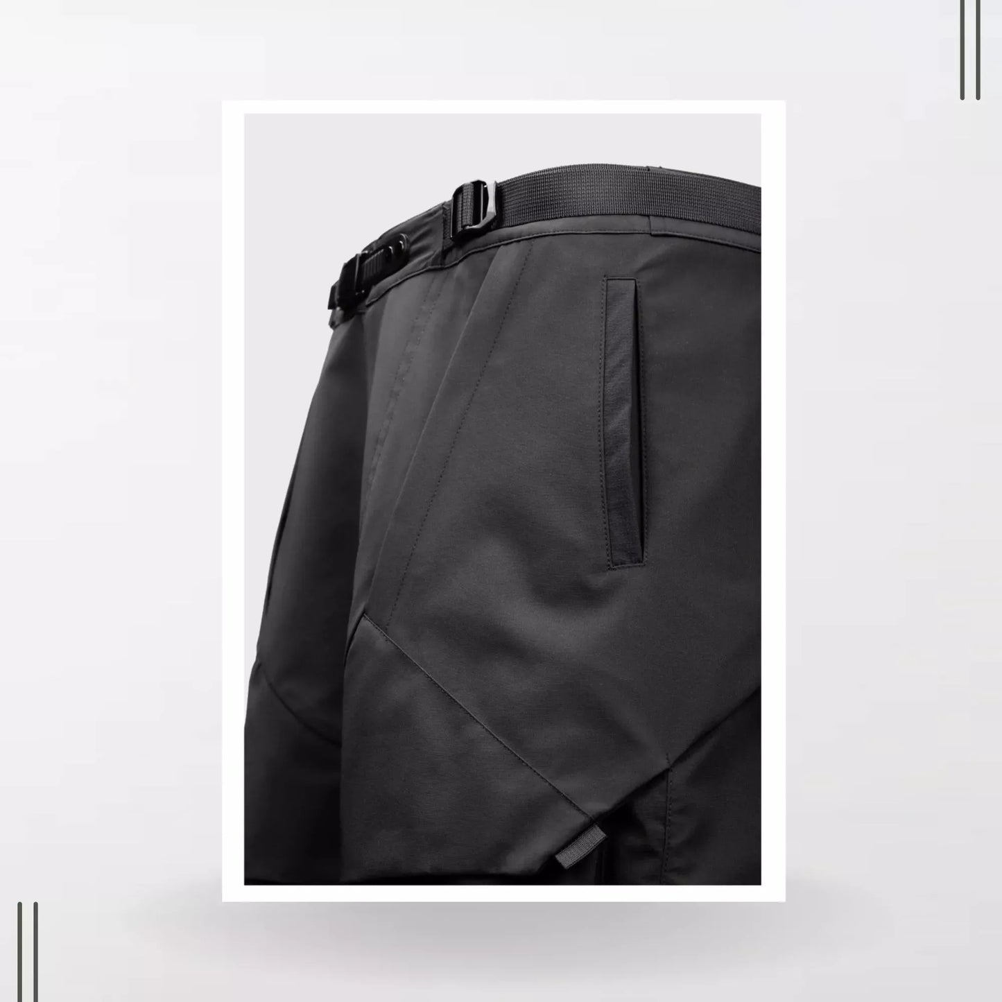 3D Curved Waterproof Summer Techwear Shorts By Clotechnow