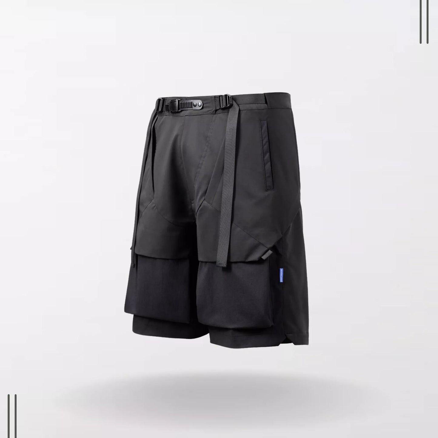 3D Curved Waterproof Summer Techwear Shorts By Clotechnow