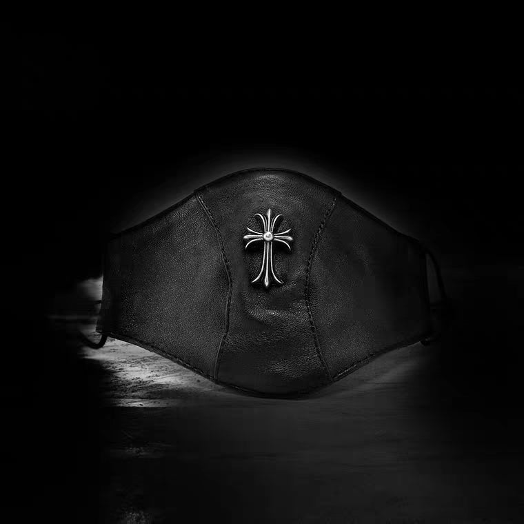 LEATHER CROSS MASK - Clotechnow