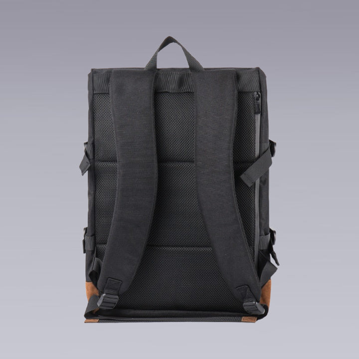 Japanese backpack in black and khaki color