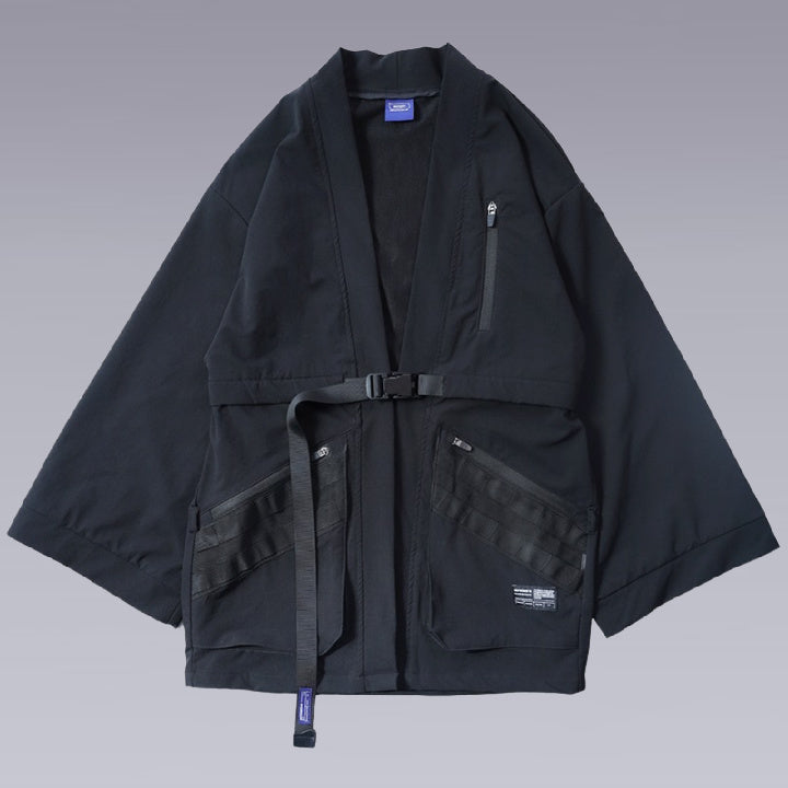 The Techwear Ninja Black Kimono for men