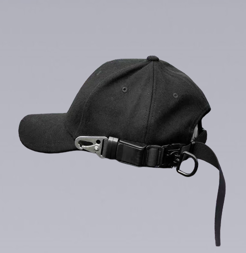 The Black Cyberpunk Functional Cap By Clotechnow Brand