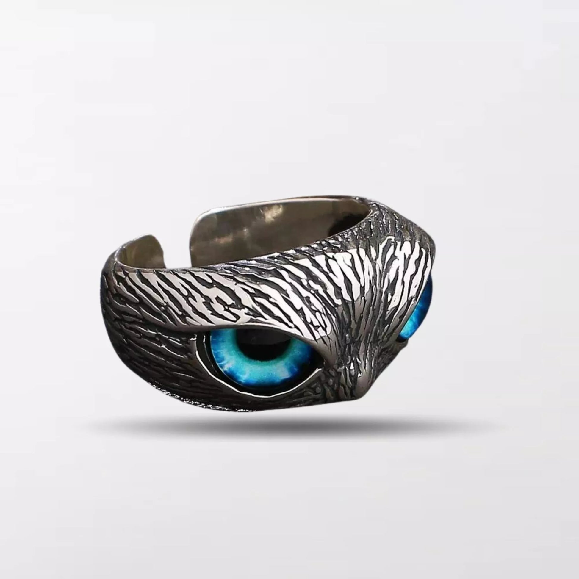 Silver Sterling Owl Ring By Clotechnow