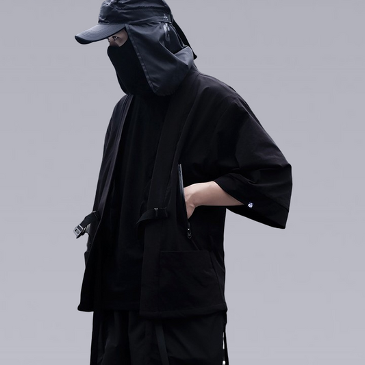 CLOTECH TECHWEAR KIMONO SHIRT - Clotechnow