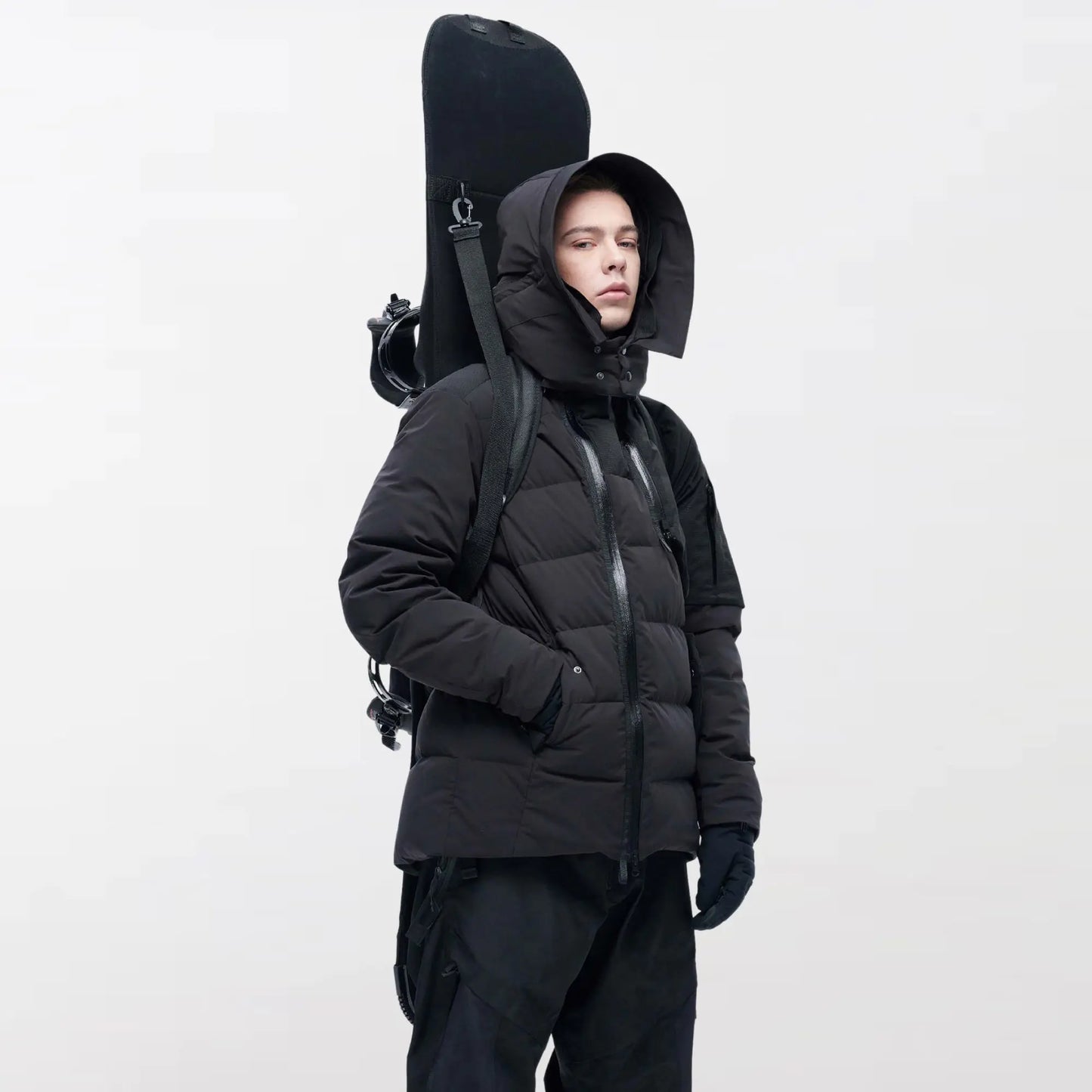 Techwear Down Puffer Jacket - Clotechnow