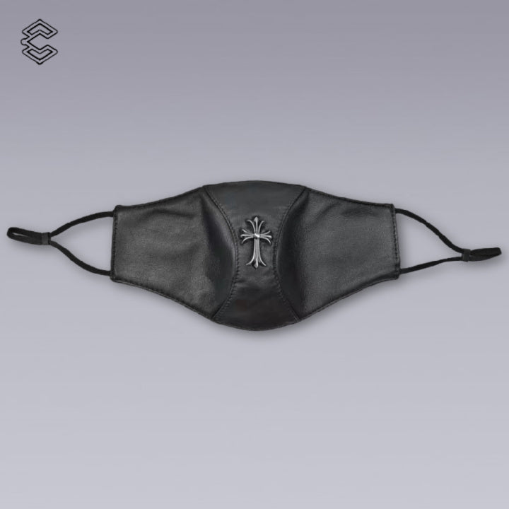 LEATHER CROSS MASK - Clotechnow