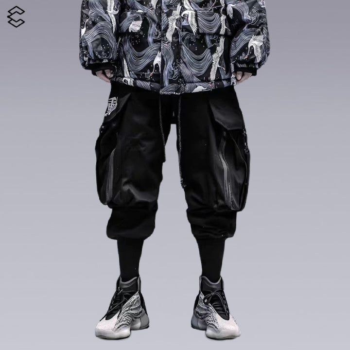 X-21 STREETWEAR PANTS WITH STRAPS - Techwear shop - Clotechnow