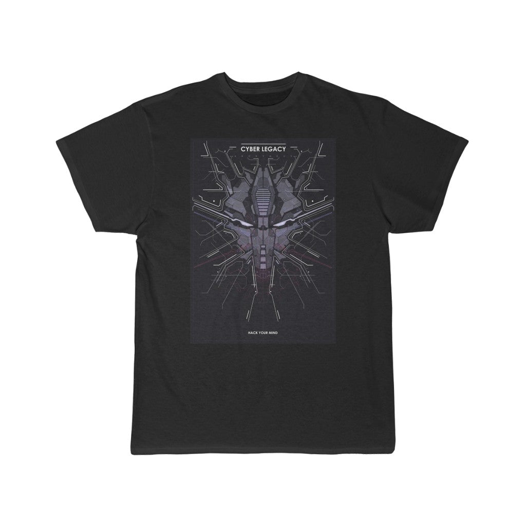 Clotechnow Black t-shirt capsule "V-22" series (Front) - 3D Cyber Design